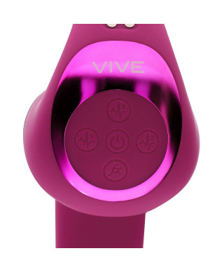 Riko - Rechargeable Triple Action Thumper with Advanced Finger Motion Pulse Wave Stimulator - Pink