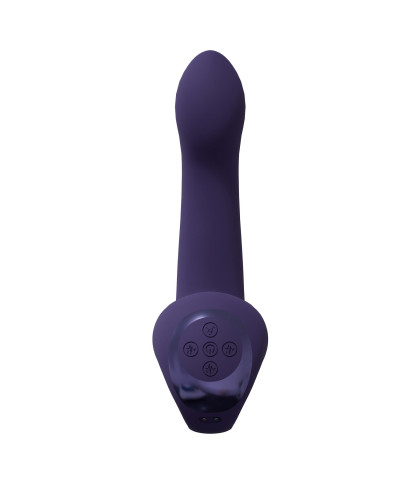 Riko - Rechargeable Triple Action Vibrator with Advanced Finger Motion Pulse Wave Stimulator Purple