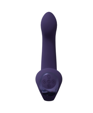 Riko - Rechargeable Triple Action Vibrator with Advanced Finger Motion Pulse Wave Stimulator Purple