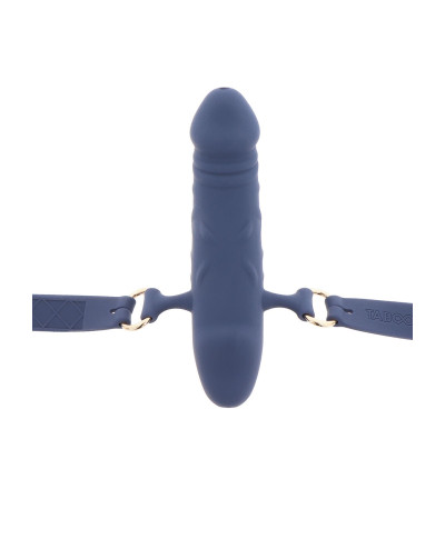 Silicone Breathable Penis Gag Blue