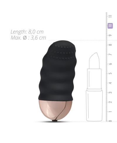 Teazers Ribbed Vibrating Egg With Remote Control