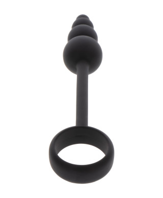 Anal Snake Plug Penis Ring Black