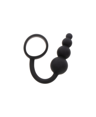 Anal Snake Plug Penis Ring Black