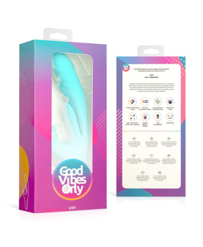 Good Vibes Only - Lisa Thrusting Rabbit Vibrator with G-Spot Stimulator