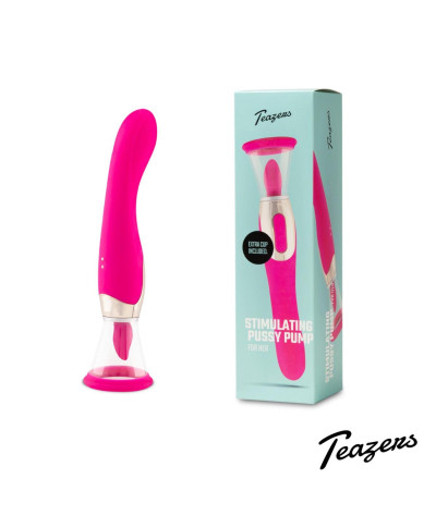 Pleasure Pump With G-Spot Vibrator - Pink