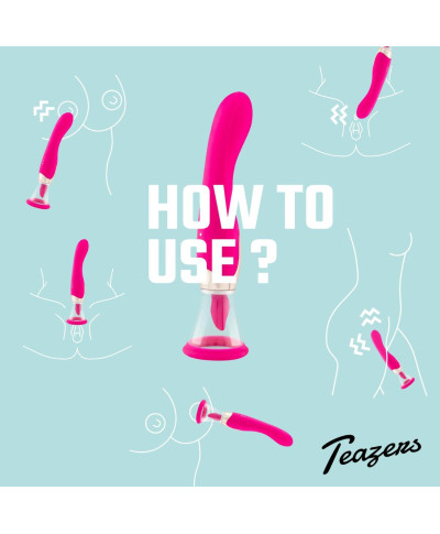 Pleasure Pump With G-Spot Vibrator - Pink