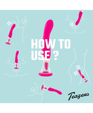Pleasure Pump With G-Spot Vibrator - Pink