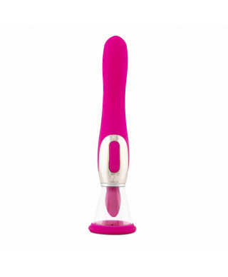 Pleasure Pump With G-Spot Vibrator - Pink