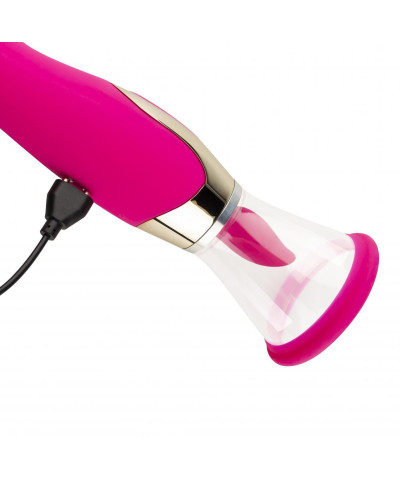 Pleasure Pump With G-Spot Vibrator - Pink