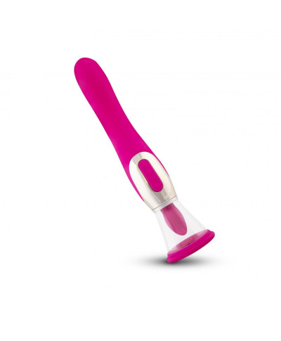 Pleasure Pump With G-Spot Vibrator - Pink