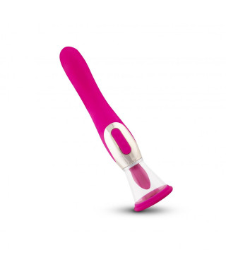 Pleasure Pump With G-Spot Vibrator - Pink