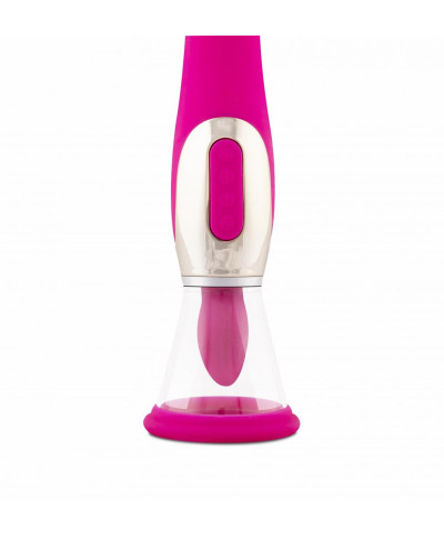 Pleasure Pump With G-Spot Vibrator - Pink