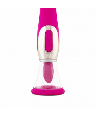 Pleasure Pump With G-Spot Vibrator - Pink