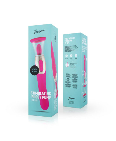 Pleasure Pump With G-Spot Vibrator - Pink