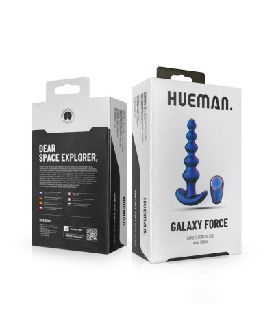 Hueman - Galaxy Force Vibrating Butt Plug with Remote