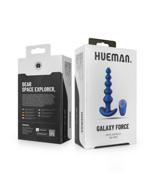 Hueman - Galaxy Force Vibrating Butt Plug with Remote