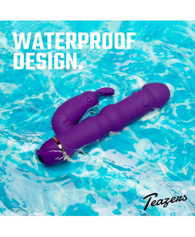 Teazers Silicone Rabbit Vibrator - Purple