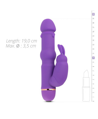 Teazers Silicone Rabbit Vibrator - Purple