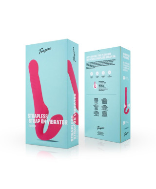 Teazers Strapless Strap On Vibrator - Pink