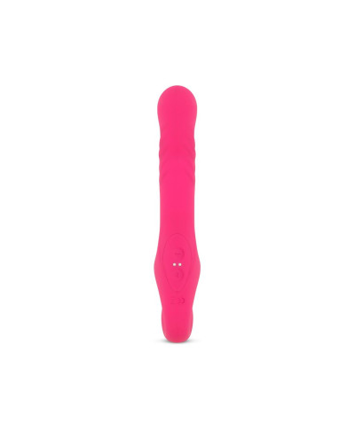 Teazers Strapless Strap On Vibrator - Pink