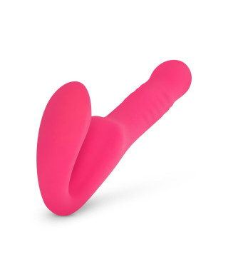 Teazers Strapless Strap On Vibrator - Pink