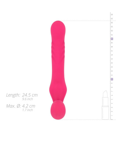 Teazers Strapless Strap On Vibrator - Pink