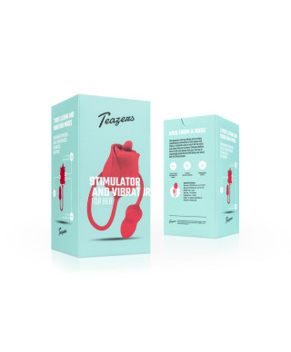 Teazers Rose Vibrator and Clitoris Stimulator