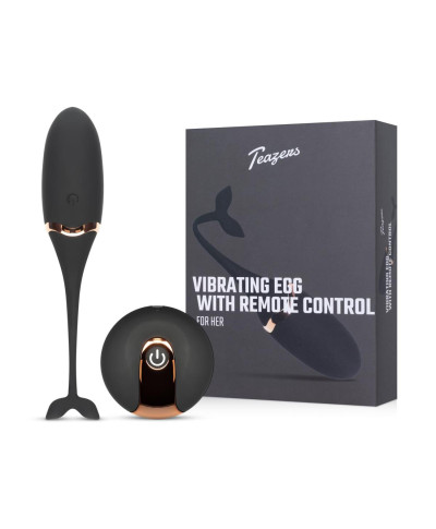 Luxurious Vibrating Egg w Remote Control - Black