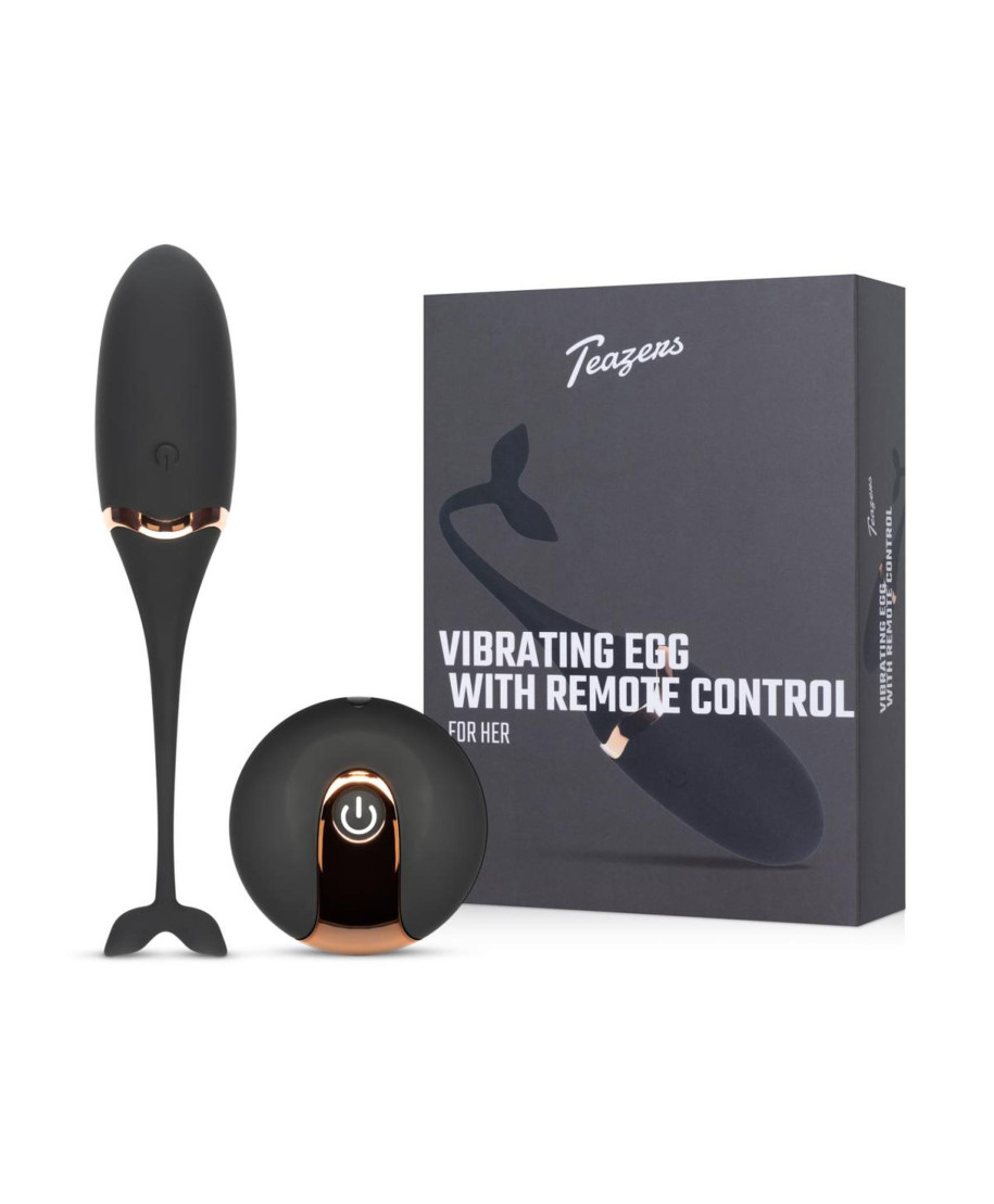 Luxurious Vibrating Egg w Remote Control - Black