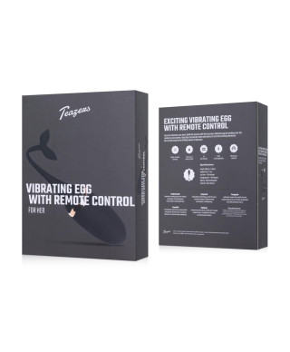 Luxurious Vibrating Egg w Remote Control - Black