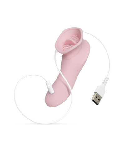 Clitoral Stimulator With Thong - Pink