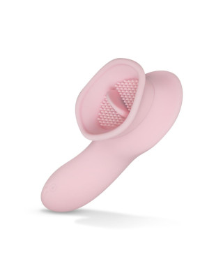 Clitoral Stimulator With Thong - Pink