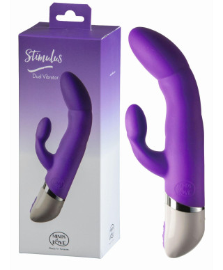 MINDS of LOVE Stimulus Dual Vibrator purple