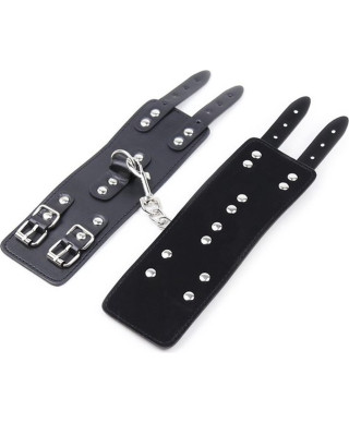 Fetish Fever - Cuffs with two buckles - Black