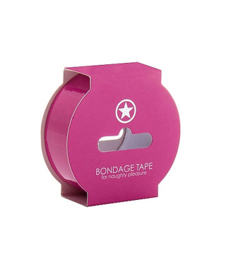 Non Sticky Bondage Tape - 175 Meter - Pink