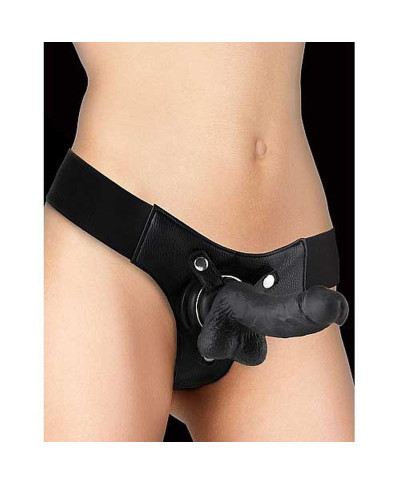 Realistic - 7 Inch - Strap-On - Black