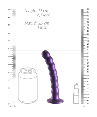 Beaded Silicone G-Spot Dildo - 65 165 cm