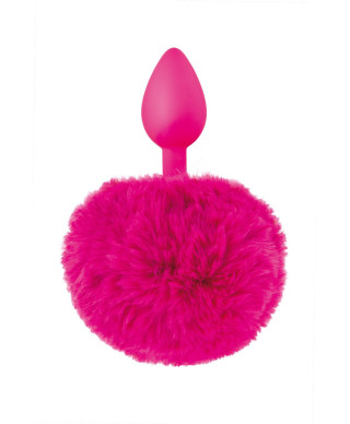 POMPOM FUCHSIA ANAL PLUG