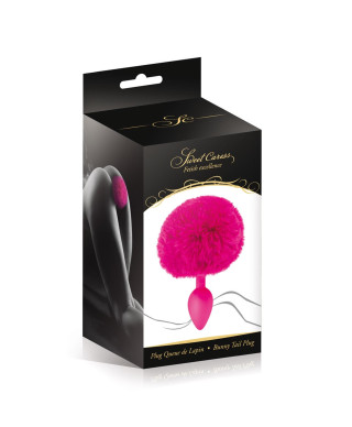 POMPOM FUCHSIA ANAL PLUG