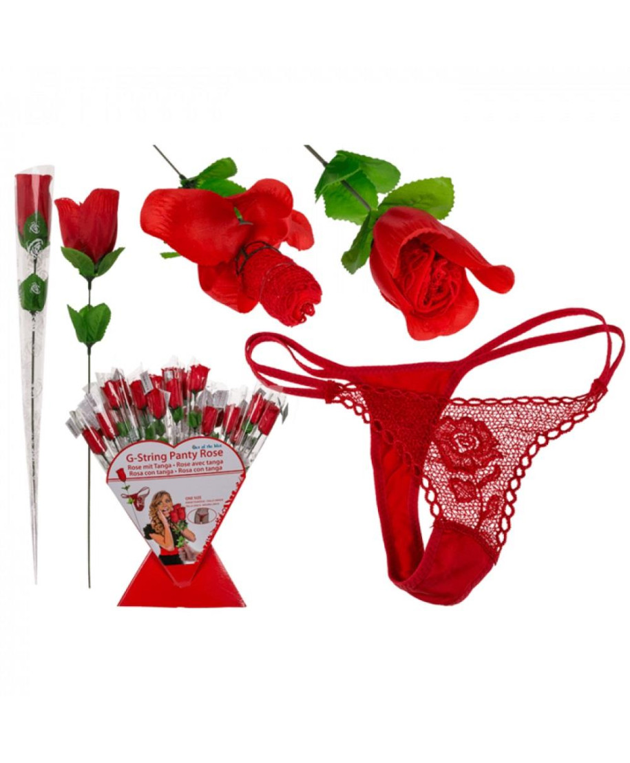 Rose with red G- string