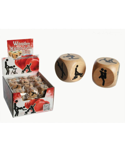 Kość - Wooden dice Kama Sutra