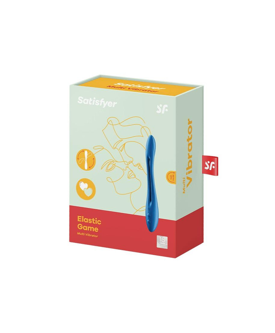 Wibrator dla par podwójny satisfyer elastic game