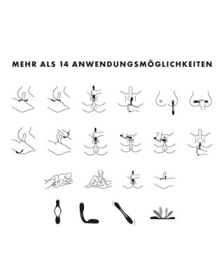 Wibrator dla par podwójny satisfyer elastic game