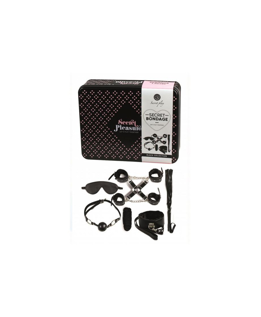 Secret Bondage - Set 8 pcs Black