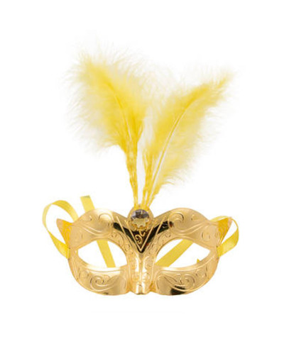 Maska-Venetian Mask Gold