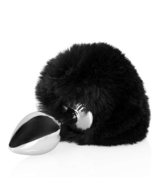Bunny Tail with Metal Butt Plug
