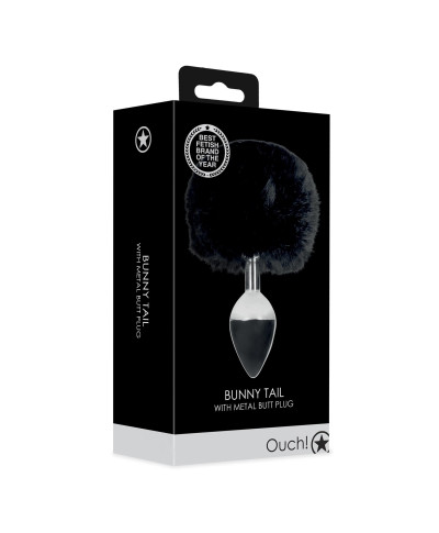 Bunny Tail with Metal Butt Plug