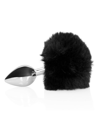 Bunny Tail with Metal Butt Plug