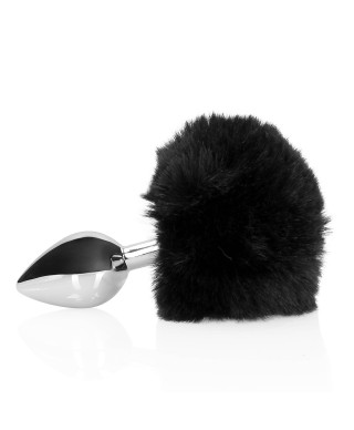 Bunny Tail with Metal Butt Plug