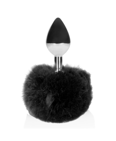 Bunny Tail with Metal Butt Plug